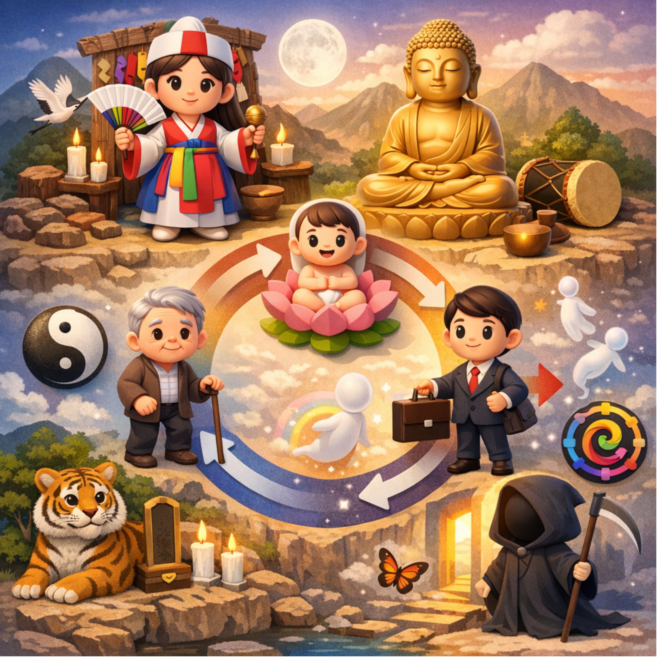 샤머니즘과 윤회 – 한국 무속신앙의 연결