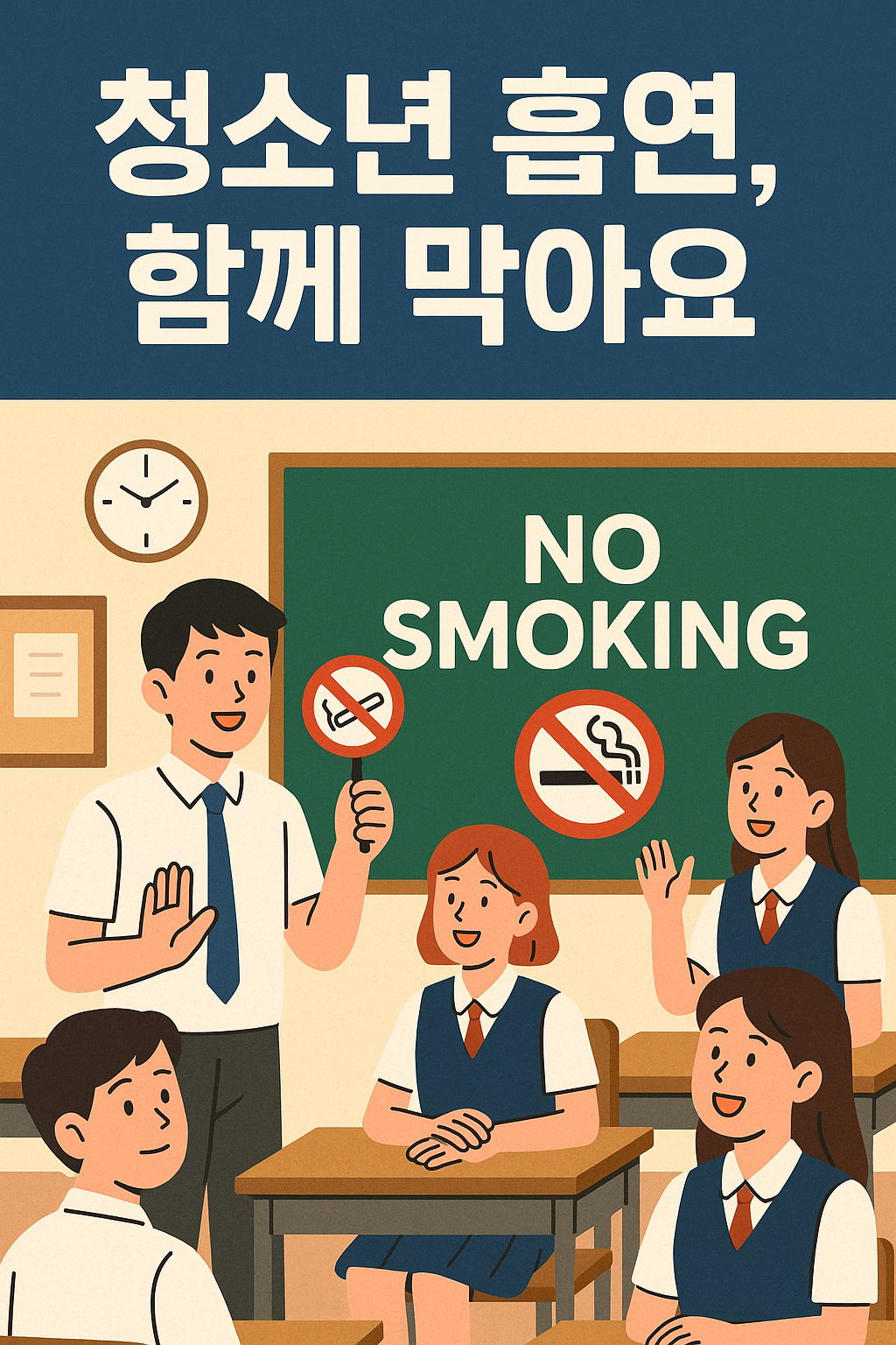 청소년 흡연 함께 막아요