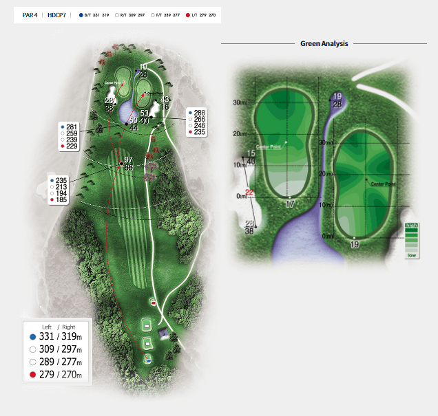 라데나 골프클럽 코스공략도 23
