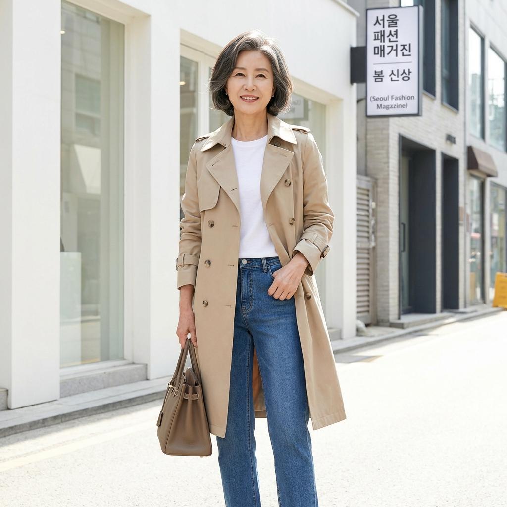60대 봄 자켓 스타일링 장단점 비교