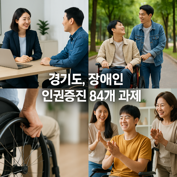 경기도, 장애인 인권증진 84개 과제 추진 계획