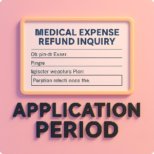 2025 의료비 환급금 조회 신청기간 이미지