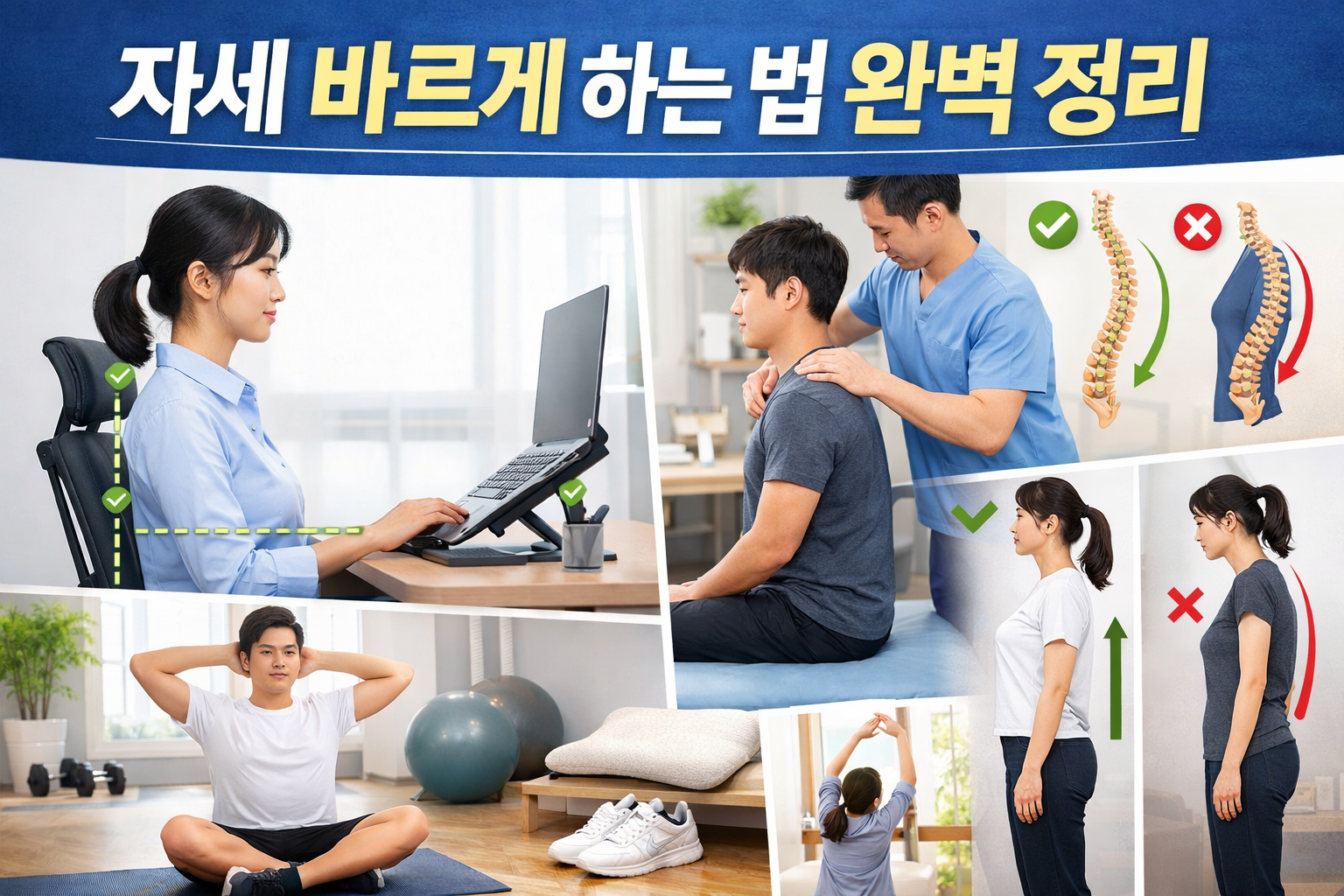 자세 바르게 하는 법