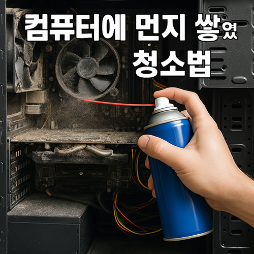 컴퓨터에-먼지-쌓였을-때-청소법