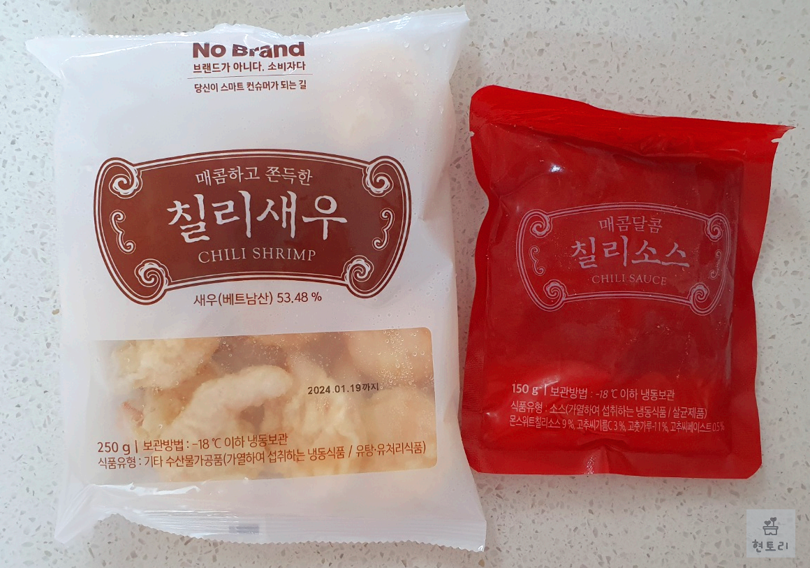 노브랜드 칠리새우