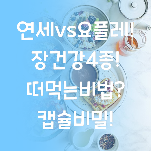 연세 떠먹는 요거트부터 요플레 캡슐까..