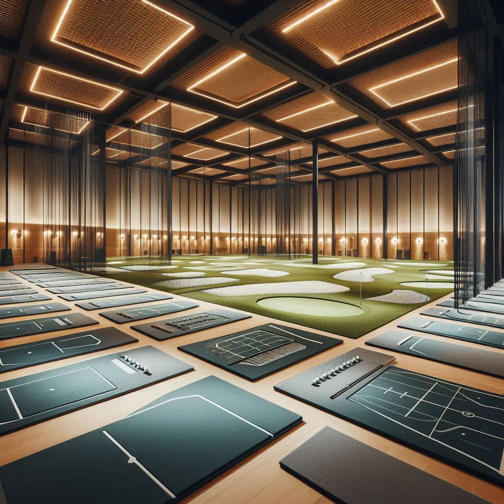 실내골프연습장 배경