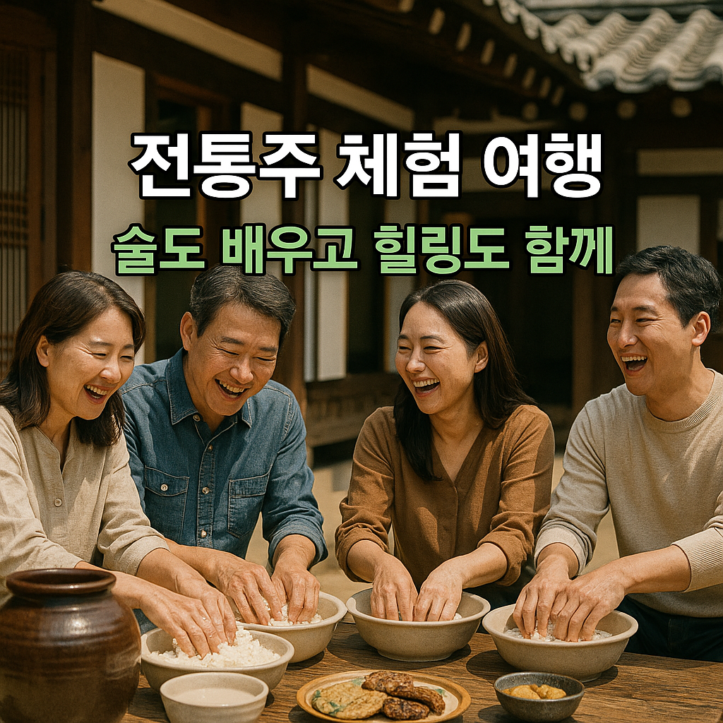 전통주 체험 여행의 즐거운 순간
