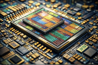 반도체 회로 설계 사진