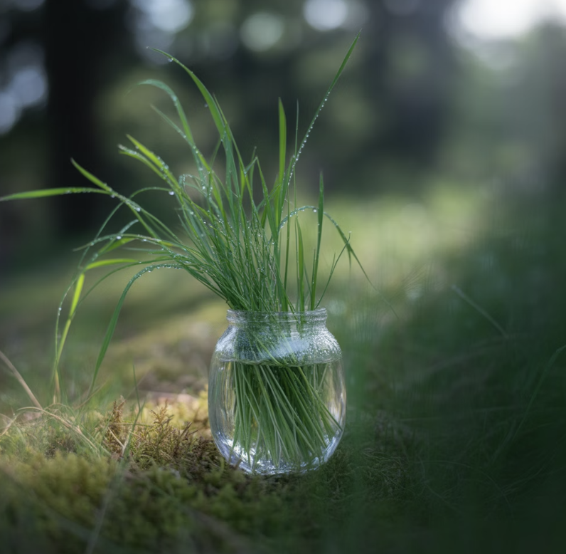 먹이 - &amp;#39;신선한 벼과 식물&amp;#39;이 최고의 밥