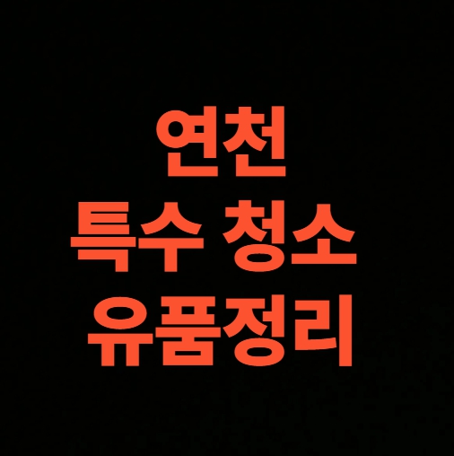 연천 유품정리 업체 찾으신다면? 쓰레기집청소 비용