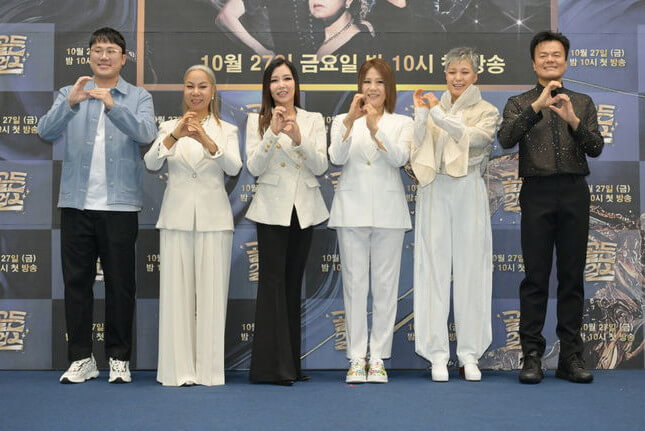박진영 골든걸스 멤버 인순이 박미경 신효범 이은미