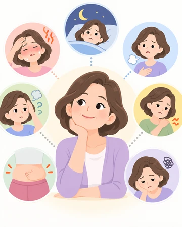 갱년기증상으로 나타나는 신체 변화2