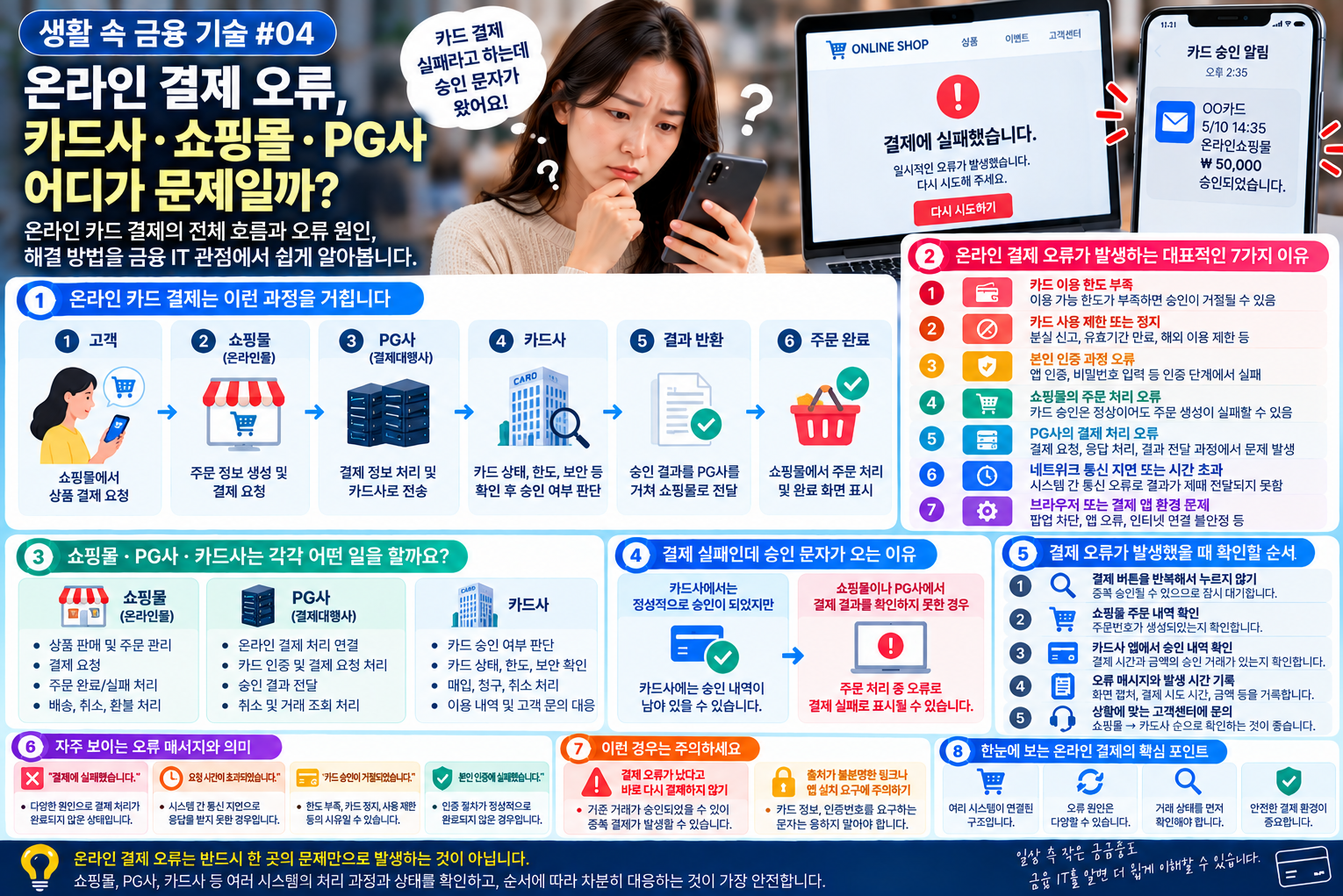 온라인 결제 오류