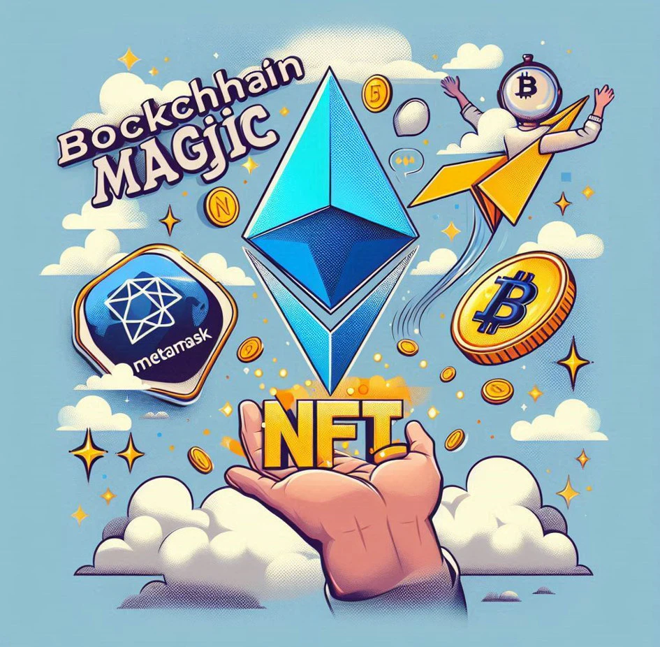 블록체인 지값과 nft 이미지