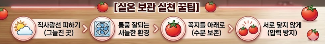 토마토 보관방법