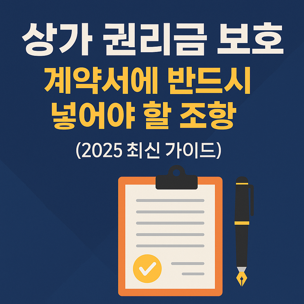 상가_권리금_보호,_계약서에_반드시_넣어야_할_조항