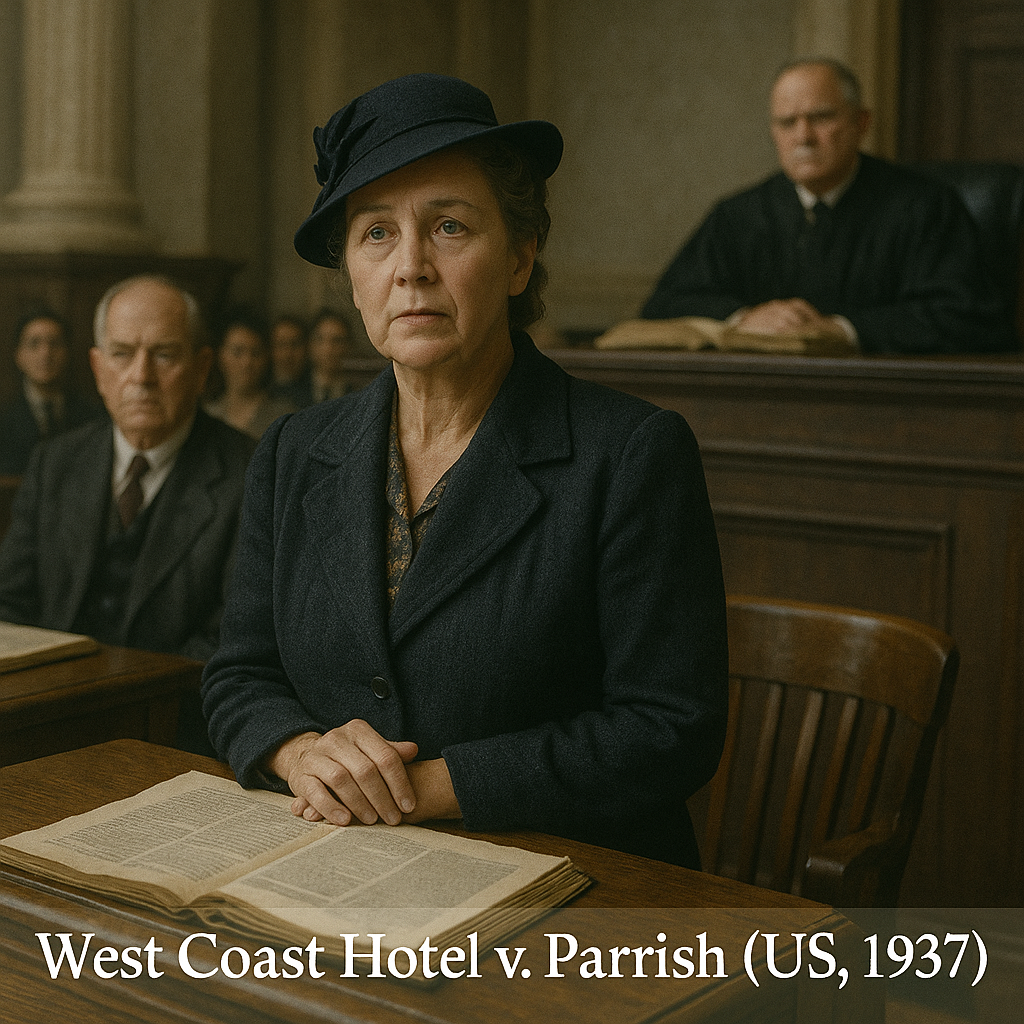 헌법을 바꾼 판결: West Coast Hotel v. Parrish (1937)