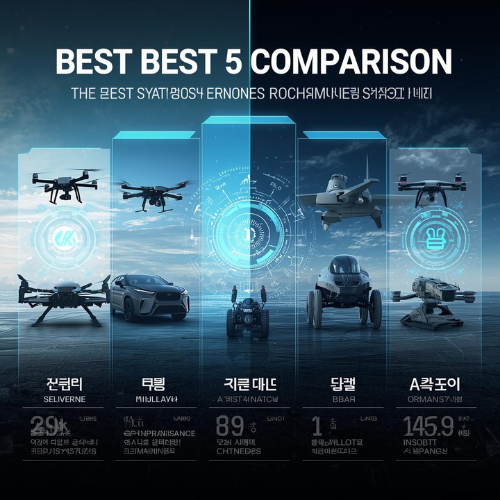 AI 드론&middot;무인 시스템 기술 비교 BEST 5
