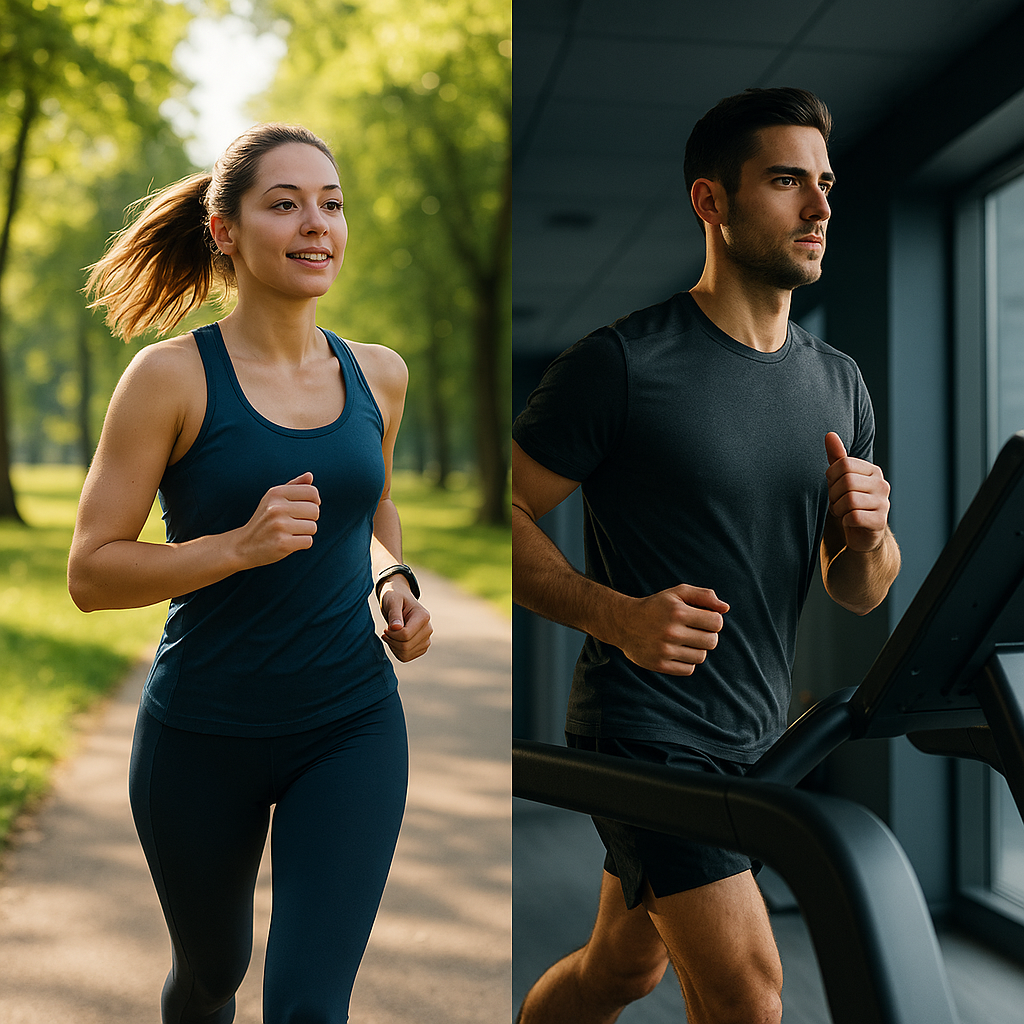 러닝머신 vs 야외 조깅, 어떤 게 더 효과적일까?