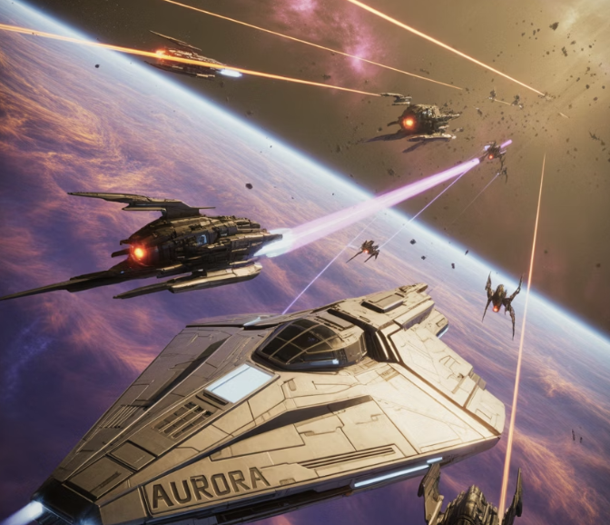 보더랜드4 소개글 마무리 우주선 이미지