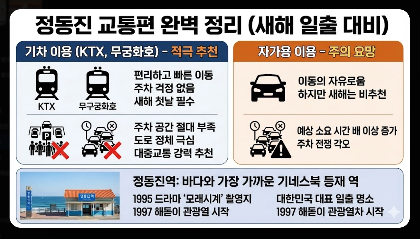 정동진 일출 시간 2026 완벽 가이드