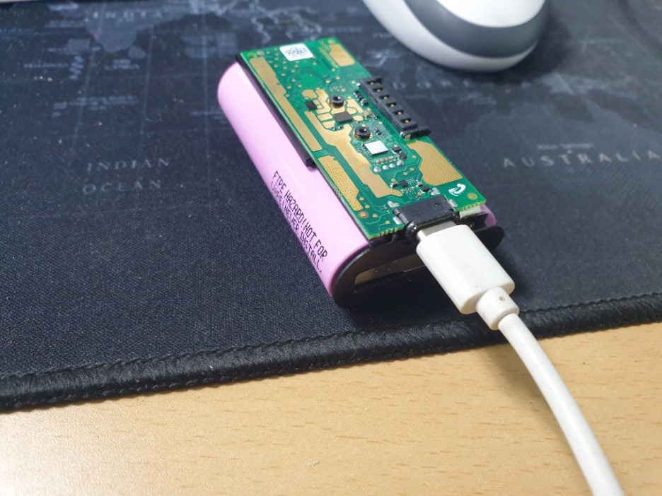 PULSAR LPS7I 배터리(삼성 INR18650-35E) 충전 테스트