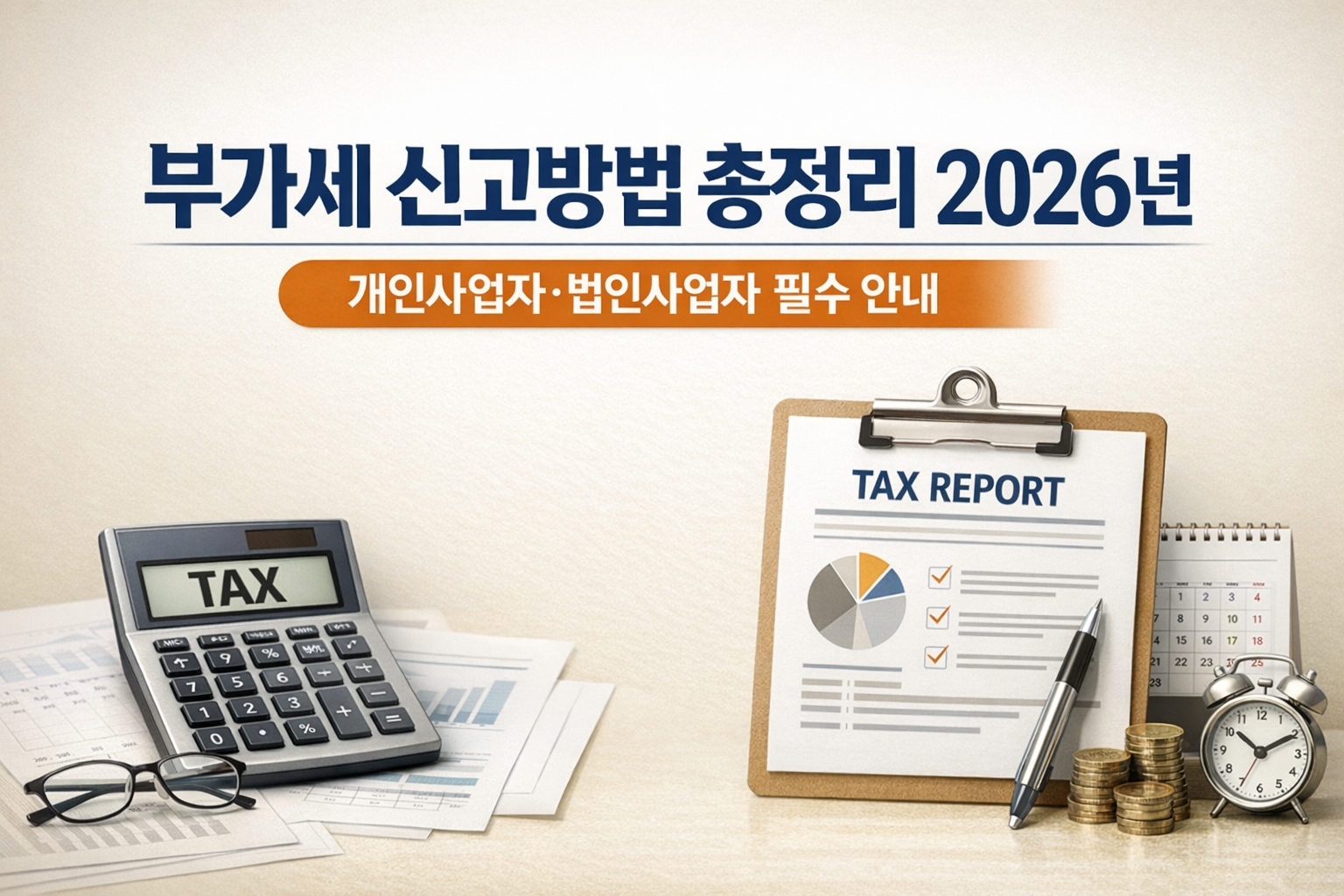 부가세 신고기간 신고방법 총정리