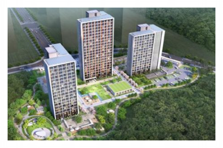 국내 최고층 모듈러 아파트(엔알비가 제작)