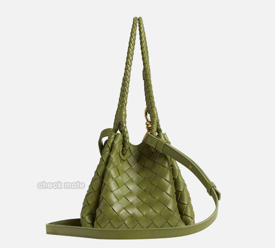 보테가베네타 파라슈트 스몰 말차 옆면