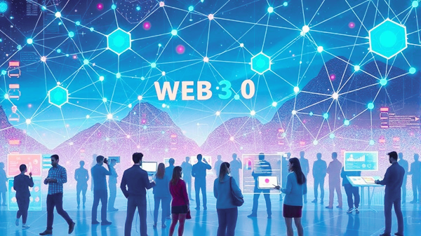 웹 3.0과 블록체인, 탈중앙화 AI 이미지 (직접 제작)