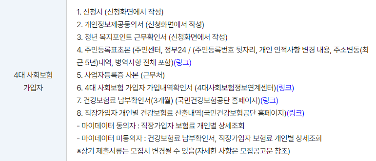 청년복지포인트