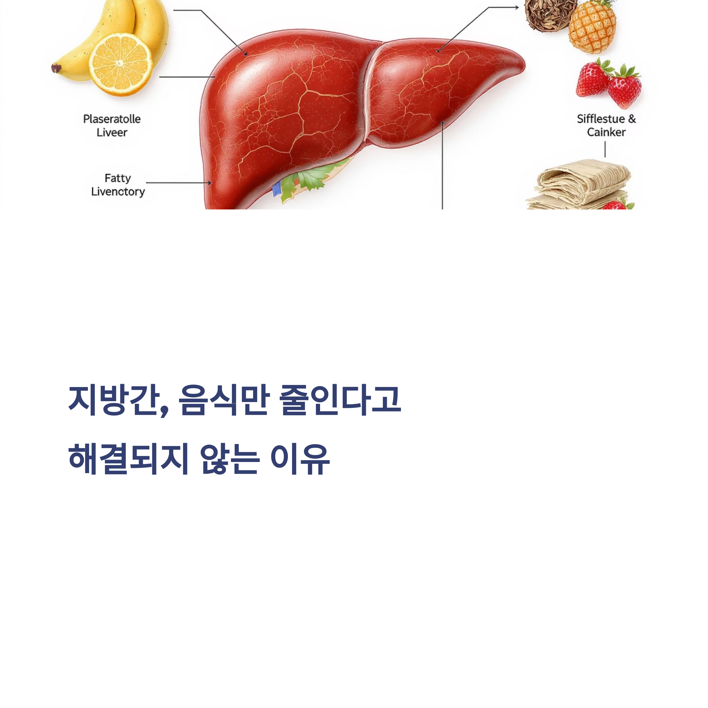 지방간, 음식만 줄인다고 해결되지 않는 이유