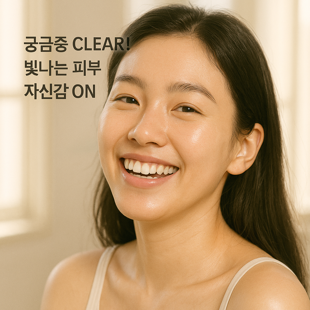 궁금증 CLEAR! ✨ 빛나는 피부 자신감 ON!