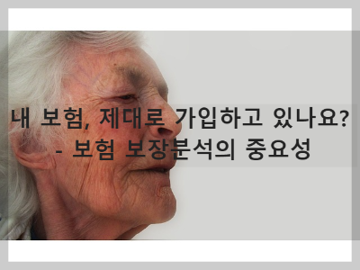 보험 보장분석
