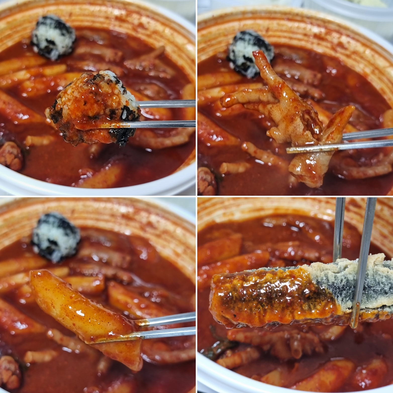 국물 통뼈 닭발 단품 조합 (총 23,000원).