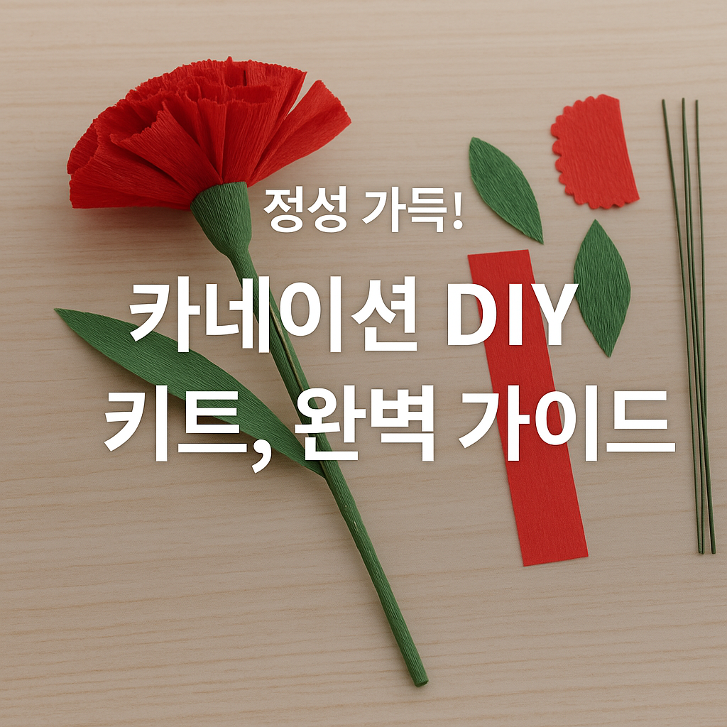 가정의 달 선물로 딱! 카네이션 DIY 키트 완벽 가이드 2025