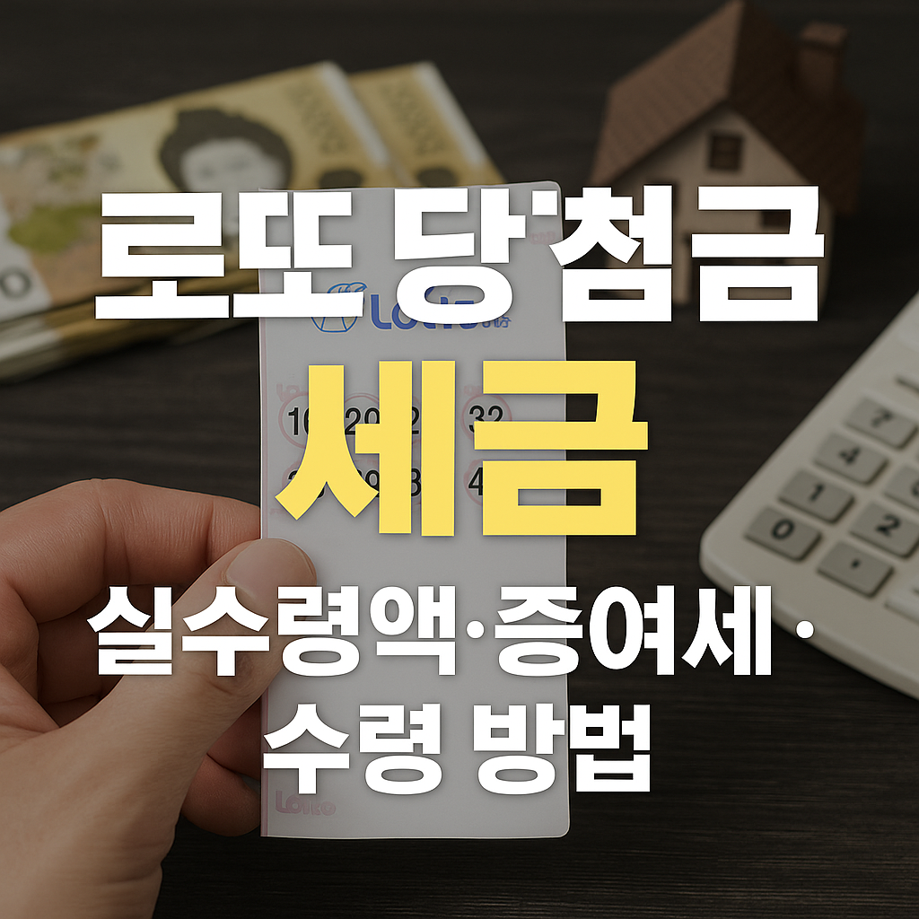 로또 당첨금의 진실