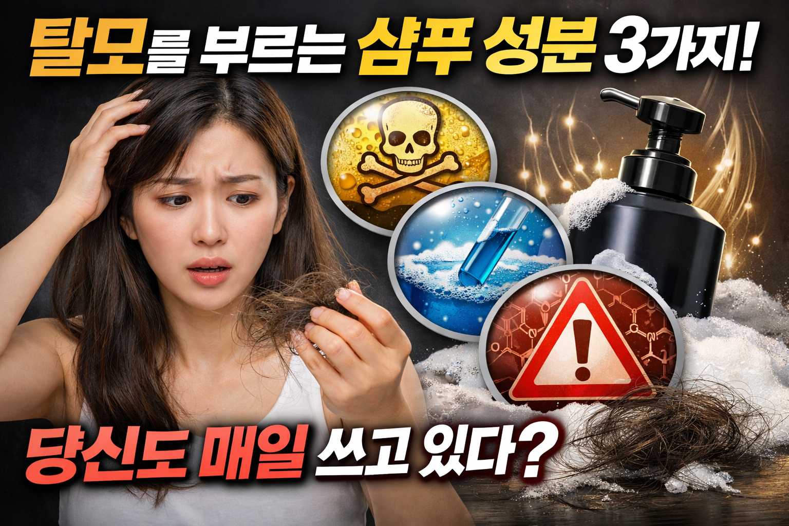 탈모를 부르는 샴푸 성분