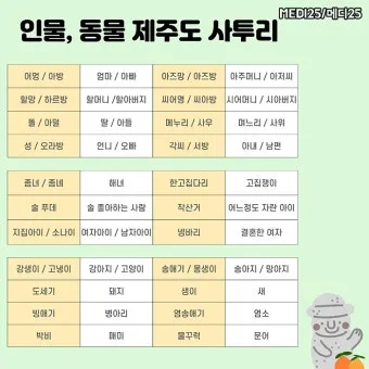 한국 지역별 사투리 특징 한눈에 보는 총정리_1