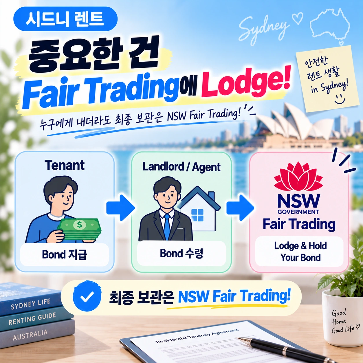 시드니_렌트_Bond_Fair_Trading_Lodge