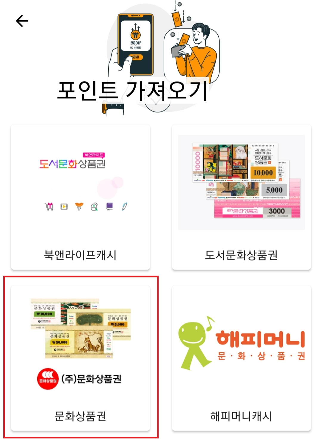 포인트로페이 컬쳐랜드 현금화