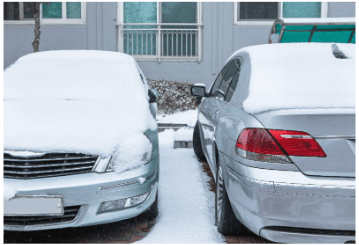 자동차 눈 제거 용품 방법