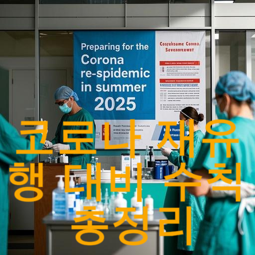 코로나 재유행 대비 수칙 총정리