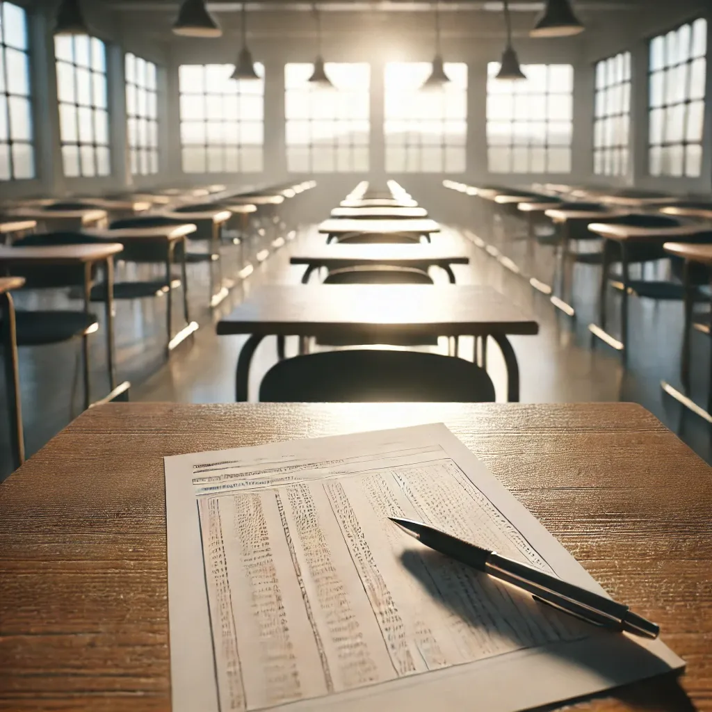 시험지가 백지로 남아 있는 꿈