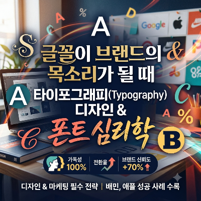 [글꼴이 브랜드의 목소리가 될 때] 타이포그래피 디자인과 폰트 심리학