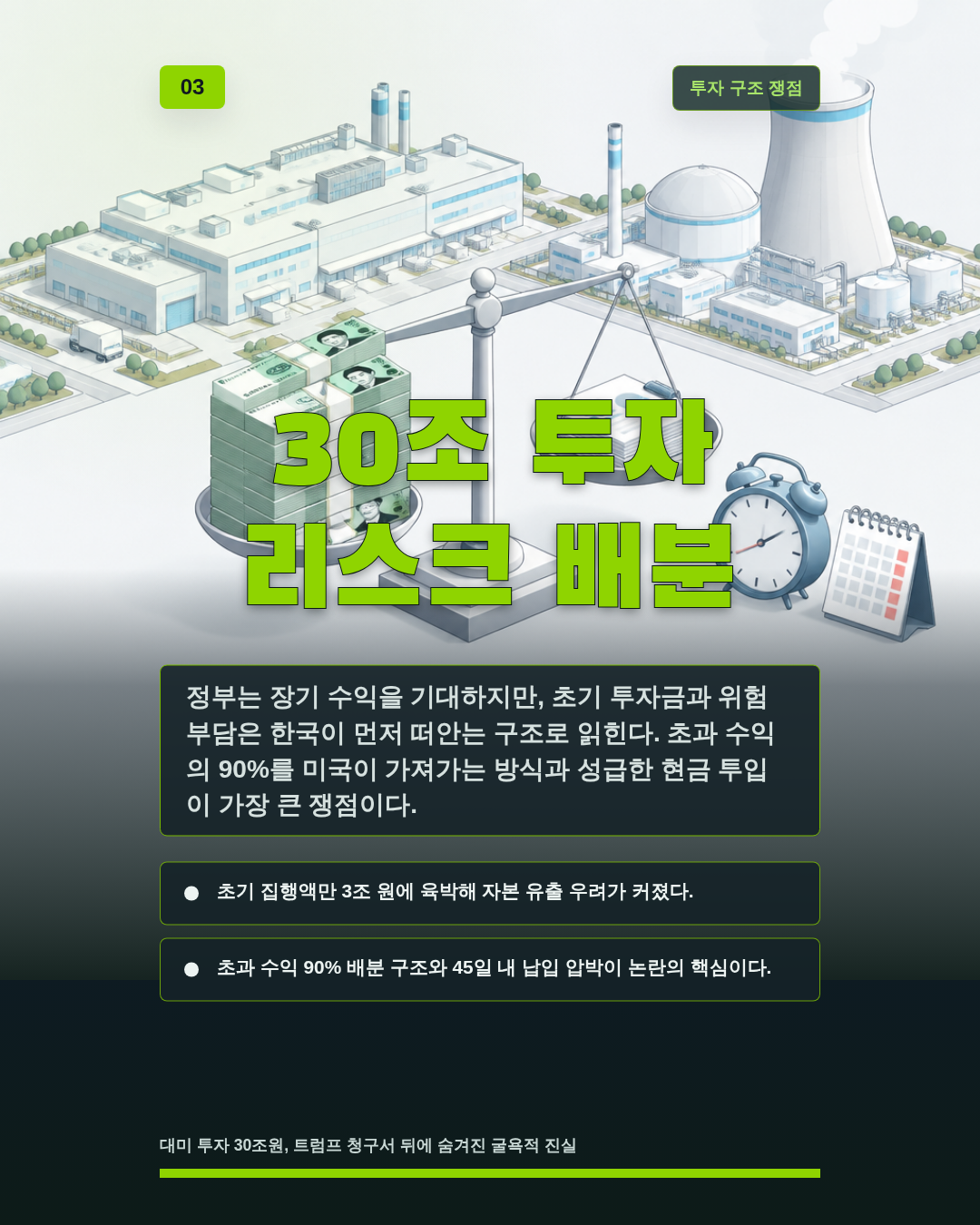 30조 투자 리스크 배분