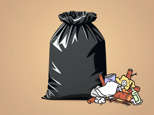 불연성쓰레기봉투-비닐