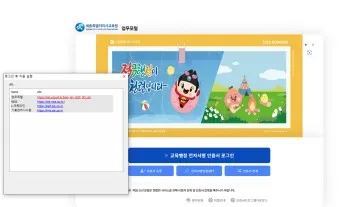 4세대 나이스 evpn 사이트 17개 교육청 주소_10