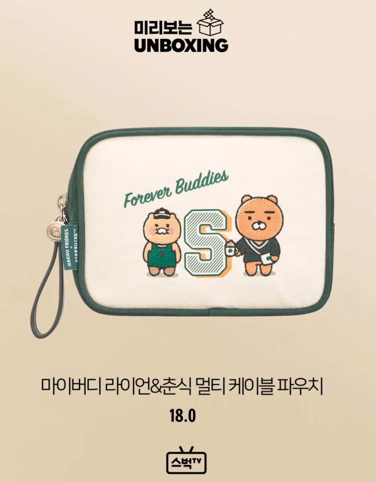 스타벅스 케이블 파우치